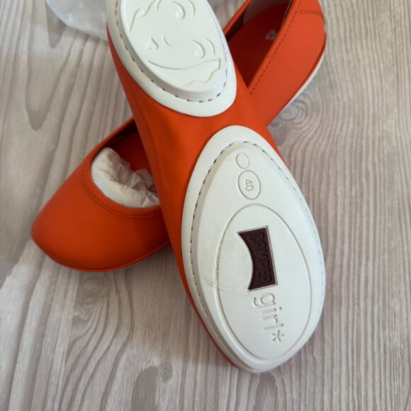 NIB Camper Right Nana flats Velocity Orange EU40 - Picture 4 of 9